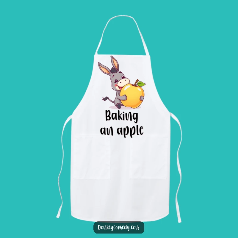Funny Donkey Apple Apron - Cook with Grateful Spirit