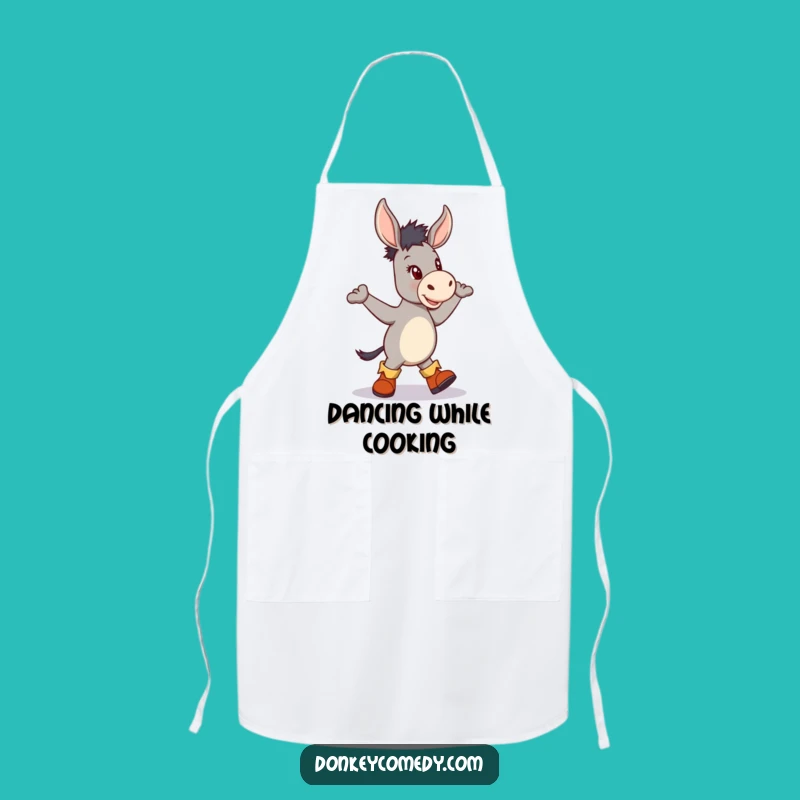 Funny Donkey Boots Jig Apron - Chef's Hilarious Dance Gift