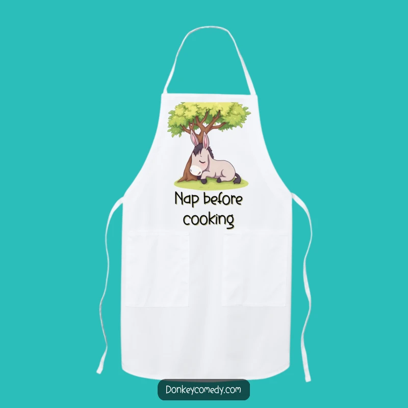 Funny Sleepy Donkey Apron - Cook with Calm & Charm!