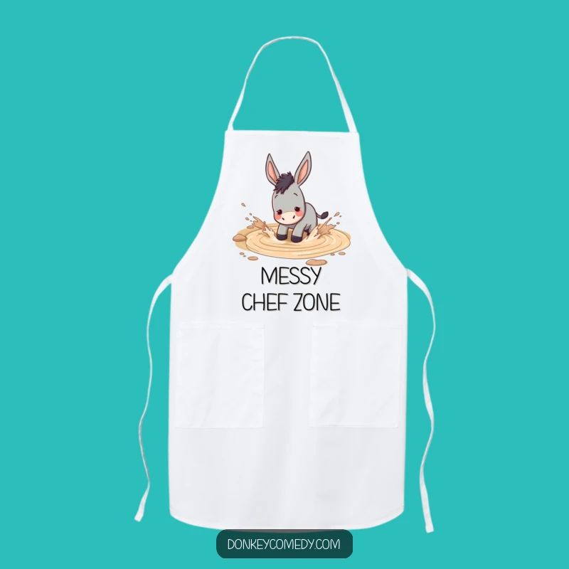 Funny Muddy Donkey Apron - Cook with Playful Spirit