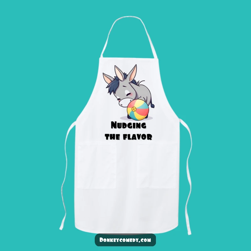 Funny Donkey Apron: Hilarious Playful Nudging for Kitchen Fun
