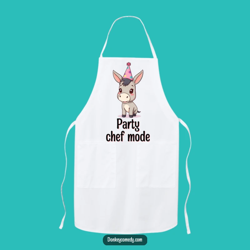 Funny Party Donkey Apron - Kawaii Animal Oversized Party Hat Kitchenware