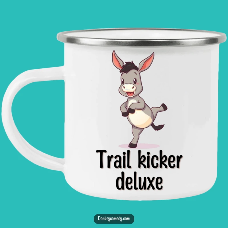 Funny Donkey Kick Camping Mug: Enjoy Drinks with a Kick of Fun, an Adventurous Funny Gift
