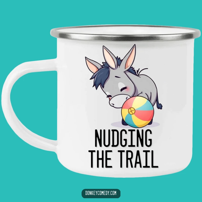 Funny Donkey Camping Mug: Durable and Hilarious Playful Nudging Drinkware
