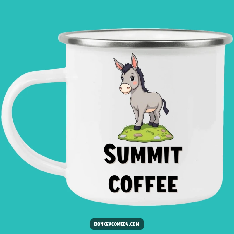 Funny Proud Donkey Camping Mug - Adventure with Steadfast Cheer!