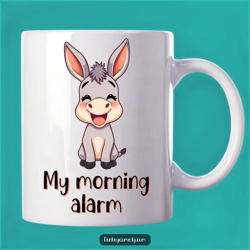 Funny Donkey Big Ears Braying Mug - Hilarious Donkey Sound Gift