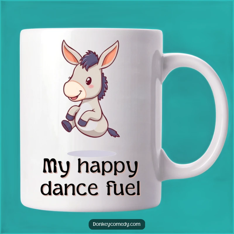 Funny Floppy-Eared Donkey Kicking Legs Mug - Perfect Silly Gift for Animal Lovers