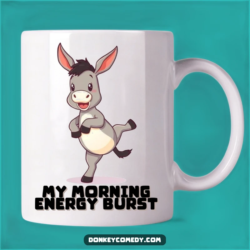 Funny Kick Donkey Mug: Unleash Laughter with this Hilarious Animal Action, a Funny Gift