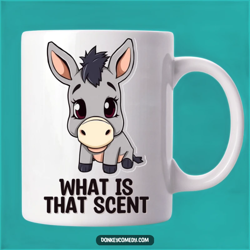 Funny Donkey Head Tilt Mug - Curious Donkey Lover Gift