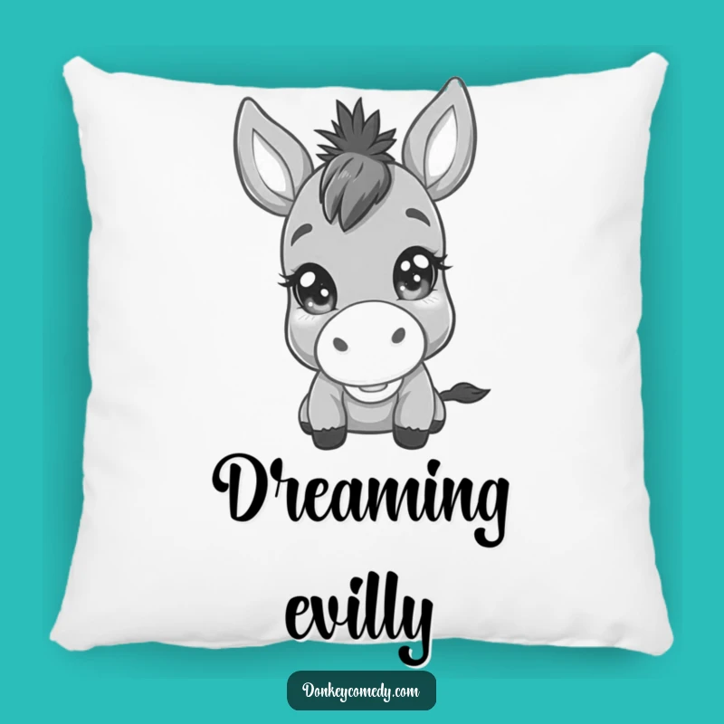 Cozy Funny Kawaii Donkey Mischief Pillow: Cuddle Up with Cunning