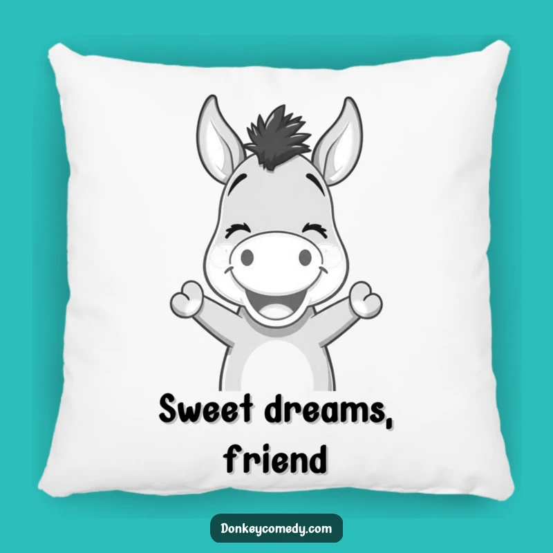 Cozy Funny Kawaii Donkey Nodding Pillow: Cuddle Up with Kindness