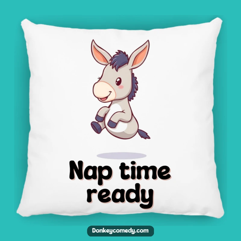 Funny Donkey Floppy Ears Kicking Legs Pillow - Comfy & Hilarious Decor