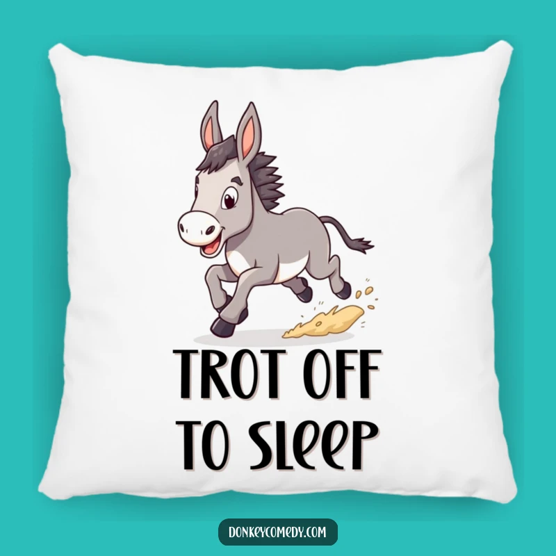 Funny Trotting Donkey Pillow: Cozy Up with Determined Comfort, a Soft Funny Gift