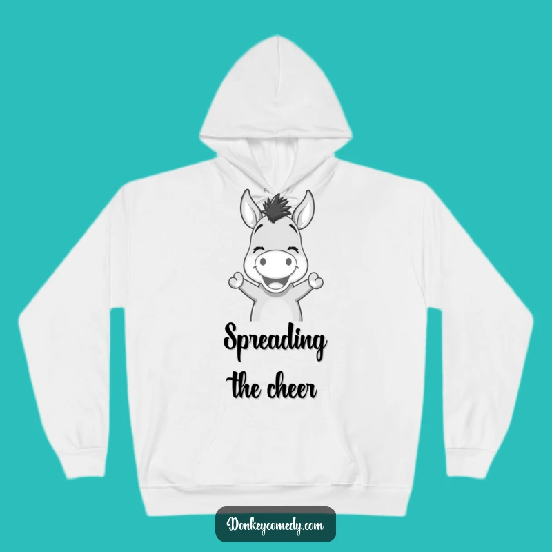Cozy Funny Kawaii Donkey Nodding Hoodie: Warmth and Welcoming Vibes