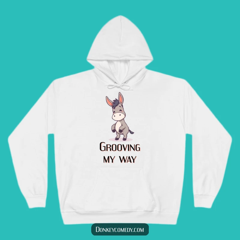 Funny Donkey Dance Hoodie - Cozy Floppy Ears Style, Ultimate Fun & Humor Gift