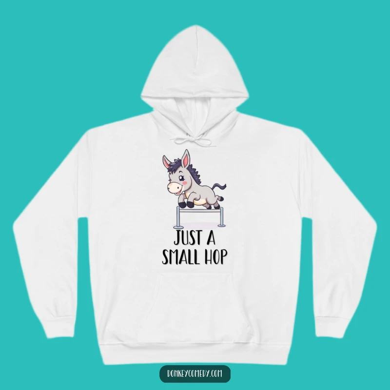 Funny Donkey Leap Hoodie - Cozy & Motivational Comfort Gift