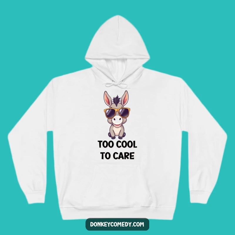 Cozy Funny Cool Donkey Sunglasses Hoodie - Stay Warm & Look Awesome