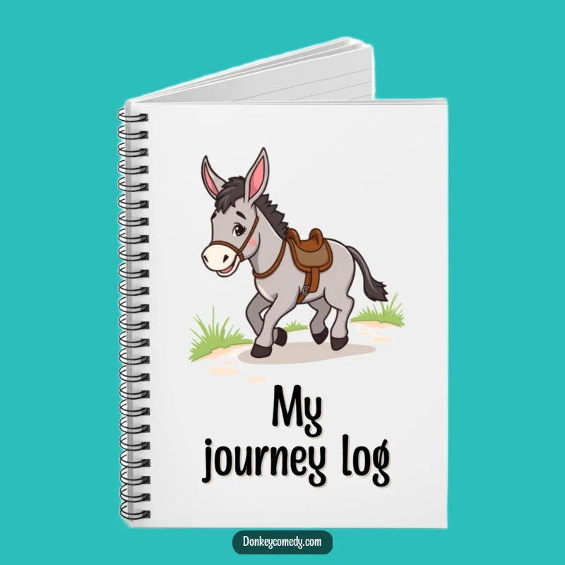 Funny Donkey Trotting Notebook: Joyful Journal Gift for Creative Journeys