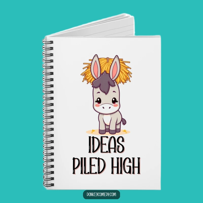 Funny Kawaii Donkey Notebook: Hilarious Hay-Balancing Journal for Notes & Ideas