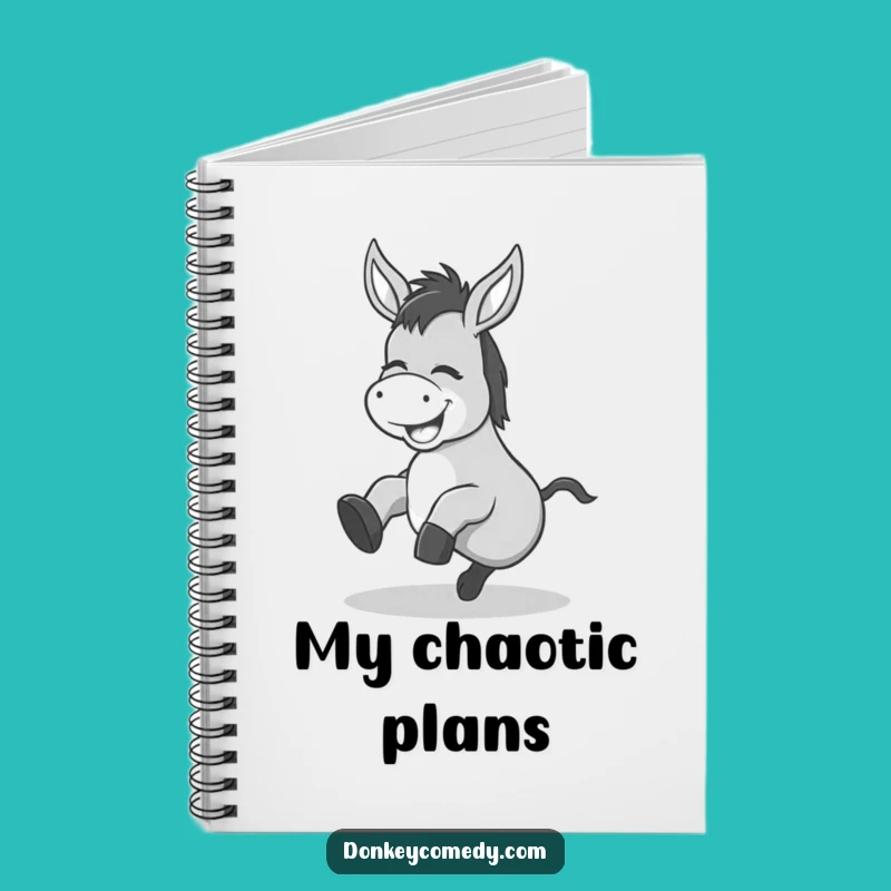 Funny Kawaii Donkey Tripping Notebook: Jot Down Your Goofy Ideas