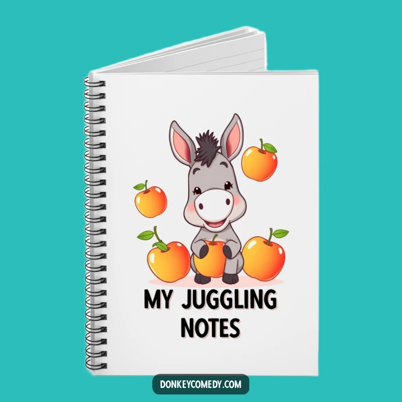 Funny Donkey Notebook: Mischievous Grin Ideas, Hilarious Fruit Journal, Perfect Gift for Writers!
