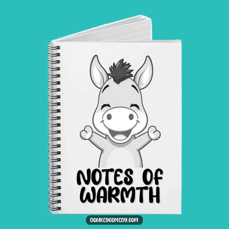 Funny Kawaii Donkey Nodding Notebook: Jot Down Your Friendly Thoughts