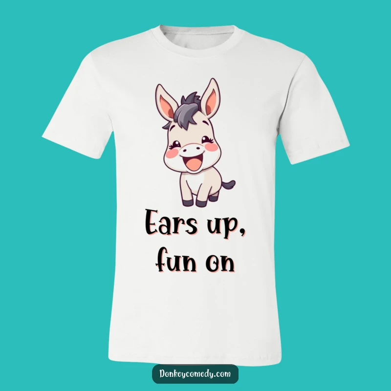 Funny Kawaii Donkey Bray T-Shirt: Wear Your Happy Bray with Pride