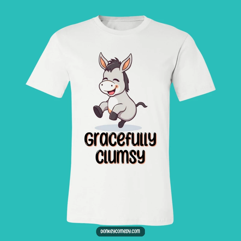 Funny Kawaii Donkey Tripping T-Shirt: Wear Your Giggles Out
