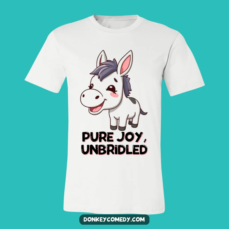 Funny Kawaii Donkey Braying T-Shirt: The Ultimate Hilarious Gift for Animal Lovers