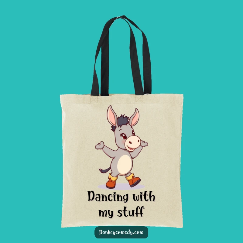 Funny Donkey Boots Jig Tote Bag - Stylish & Fun Accessory