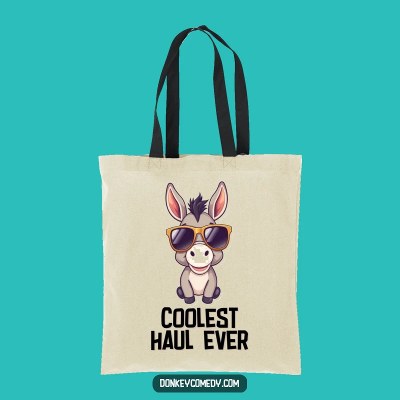 Funny Cool Donkey Sunglasses Tote Bag - Carry Your Coolness Everywhere